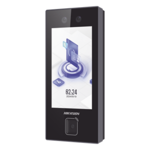 Terminal Facial MinMoe DS-K1T344MBWX-QRE1 / Lector QR Fisico Ultra Rapido / 3000 Rostros / Tarjetas MIFARE / Pantalla 4.5" / Hik-Connect Teams / IP65 / PoE WiFi / HIK-IA / SIP