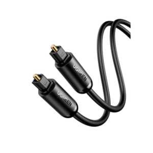 Cable Óptico Toslink (S/PDIF) de Alta Calidad para Audio Digital / 3 Metros (9.84 Pies) / Tapa de Protección / Dolby 7.1 Canales / Diseño Durable / Plug & Play / Color Negro