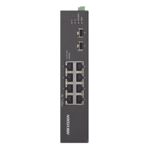 Switch Industrial No Administrable Gigabit / 6 Puertos Gigabit PoE+ (30 W) + 2 Puertos Gigabit PoE++ (60 W) / 2 Puertos SFP / 120 W Total / 48 a 57 VCD / Ideal para Proyectos / 300 Metros de Distancia