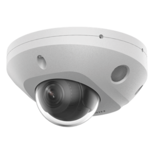 [Dual Light + 2 Micrófonos Integrados] Mini Domo IP 4 Megapixel / Lente 2.8 mm / 30 mts Luz Blanca + 30 mts IR / ACUSENSE / Exterior IP67 / IK08 /  WDR 120 dB / PoE / ONVIF / MicroSD / ACUSEEK