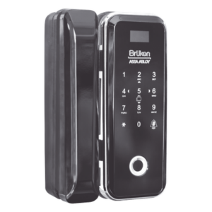 Cerrojo Electrónico con Lector de Huella/ Contraseña/ Tarjeta para Puerta de Vidrio