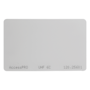 Tag UHF tipo Tarjeta para lectoras de largo alcance 900 MHZ / EPC GEN 2 / ISO 18000 6C / No imprimible / NO incluye porta tarjeta