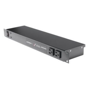 Tomacorriente de 10 contactos para 120 Vca con Supresor de picos tipo "A" de 40 kA, Diseñado para Montaje en Rack de 19".