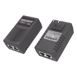 Adaptador de pared / Inyector PoE / 24 Vcc / 1 A / Controlado por chip IC / Protección contra OV, OC, SC, UV/  Fácil de instalar