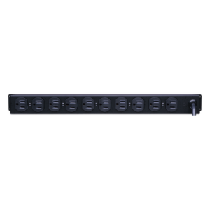 PDU Básico Para Distribución de Energía, Con 10 Tomas NEMA 5-15R Traseras, 1UR, 15 Amp, 120 Vca