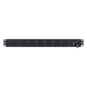 PDU Básico Para Distribución de Energía, Con 8 Tomas NEMA 5-15R Traseras, 1UR, 15 Amp, 120 Vca