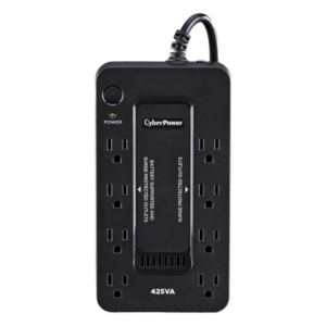 UPS de 425 VA/255 W, Topología Standby, Entrada 120 Vca NEMA 5-15P, Tipo Gabinete Compacto, Con 8 Tomas NEMA 5-15R