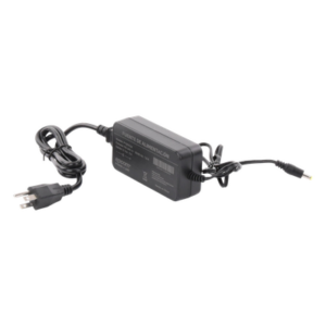 Fuente de poder con Cables de Extensión para Mayor Alcance 12 Vcc / 5 Amperes / Profesional / 0.5 metros a la toma de alimentación / 0.5 metros a la conexión del dispositivo