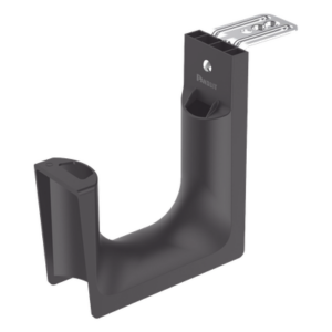 Sujetador STRONGHOLD tipo J (J-Hook), Con Soporte para Montaje en Techo, Para 180 Cables Cat6, Nylon 6.6, Color Negro, 10 piezas