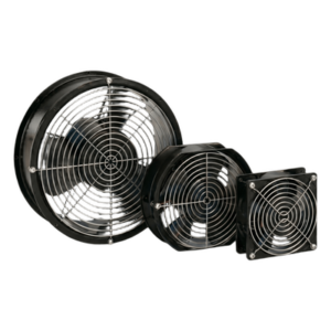 Ventilador Axial Compacto, de 4 Pulgadas, 100 CFM, 115 Vca, De Acero, Color Negro