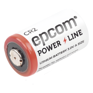 Batería de Litio CR2 / 3V / 850 mAh / No Recargable / Sello Hermético Vidrio-Metal / Operación -40°C a +60°C