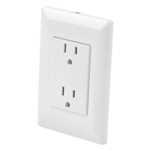 Contacto Inteligente de Pared Doble 120, 15A, con Supresor de Picos Tipo A.