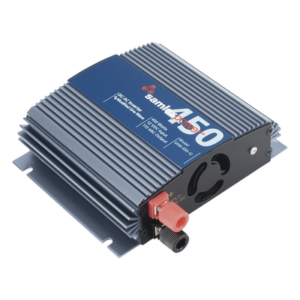 Inversor de Corriente Onda Modificada (CD-CA). Potencia Nominal 450 W, Ent:12Vcc, Sal: 115Vca 60 Hz.