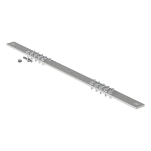 Barra de Conexión a Tierra, Para Rack de 19", Con 20 Orificios Para Conexión Rápida de Equipos, Incluye 20 Tornillos # 12-24 x 1/2" Instalados