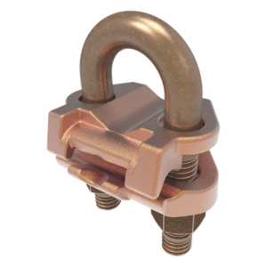 Conector Mecánico para Cable Calibre 2/0 AWG a 250 KCMIL / Paralelo o 90° a Tubo de 3/8" o Varilla de 5/8" - 3/4".