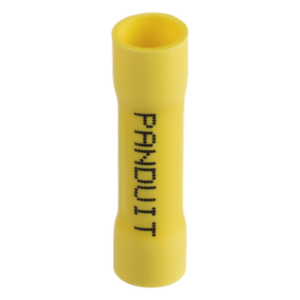 Conector de Empalme a Tope, Para Cables de 12 a 10 AWG, De Vinilo Aislado, Color Amarillo, Paquete de 25 Piezas