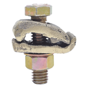 Conector Cable a Superficie Plana / Bronce 100% / Cable 4-2/0 AWG / Sin Soldadura Exotérmica / 2.5x3.5 cm (1x1.4 in)
