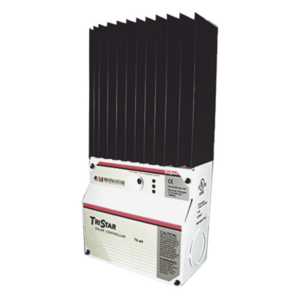 Controlador de Carga Solar TriStar PWM 45 A / 12V 24V 48V / Puerto RS-232 / Hasta 4 kW / Disipador de Calor / 7 Preajustes