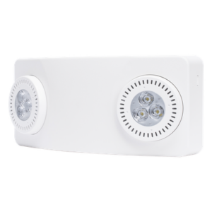 Luz de Emergencia Dual LED / 520 lúmenes / Uso Rudo / Cubierta ABS UL 5VA / Batería 9.6V 3Ah / 90 min Autonomía / Montaje Pared o Techo