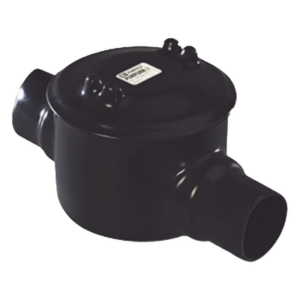 Caja para Áreas Peligrosas con Tapa Tipo GRC de 3/4" (19 mm) con Recubrimiento de PVC e Interior de Uretano.