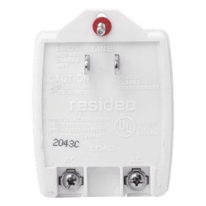 Transformador de pared 120 Vca a 9 Vca, 25 VA, Clase 2, con listado UL