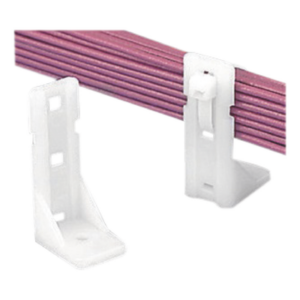 Sujetador-Separador Pan-Post de Nylon 6.6, Para Fijación de Mazos de Cables con Cinchos, Uso Interior, Color Natural, 1 Pieza