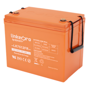 Batería de respaldo 12 V | 75 Ah | AGM | Certificada UL94-V0 Retardante a la Flama | Especial para Seguridad Electrónica | UPS | Sistemas de Emergencia | Vida útil 5 años | Terminales T3