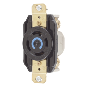 Receptáculo con Bloqueo de Media Vuelta Industrial 30 A 250 V CA / 3 Polos 4 Hilos / Nema L15-30R.
