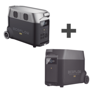 Kit de Estación de Energía Portátil 3600Wh + Batería Externa 3600Wh (7200Wh)