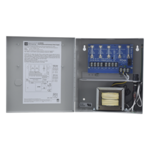 Fuente de poder ALTRONIX de 24 Vca @ 3.5 Amper o 28 Vca @ 3.0 Amper, para 4 cámaras, Con voltaje de entrada de 115 Vca,
