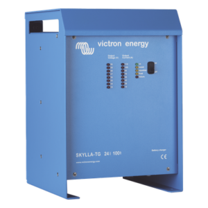Skylla-TG 24/100 / Cargador de Baterías para Ambientes Marinos 24 V, 100 A / Bancos de 500 a 1000 Ah