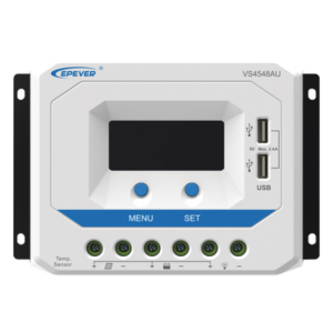 Controlador Solar de Carga PWM 12/24/36/48 V 45 A, Salida USB, con Display