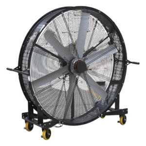 Ventilador Industrial Móvil Ultra Silencioso de 1.5 m y 127 Vca, Ideal para Almacenes, Hangares, Líneas de Producción, Gimnasios