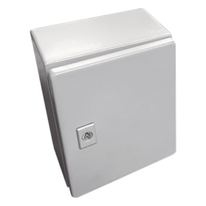 Gabinete de Acero, Nema 4 -IP 66 de 50 x 50 x 30 cm con Platina y certificado UL.