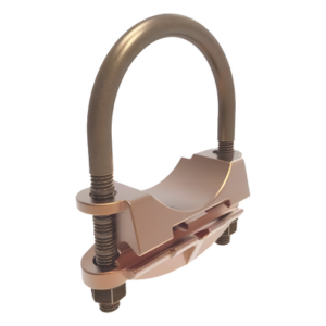 Conector Mecánico para Cable Calibre 4 a 3/0 AWG / Paralelo o 90° Grados a Tubo de 2" o Varilla de 2" - 2 3/8".