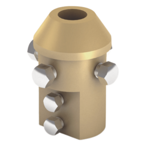 Adaptador de Punta Pararrayo PDC en Mástil 1 1/2".